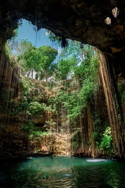 Cenote Ecoturistico Ik-Kil — стокове фото