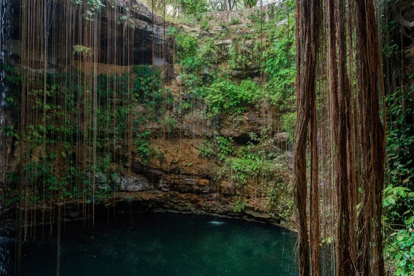 Cenote Ecoturistico Ik-Kil — стокове фото