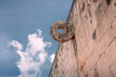 Chichen Itza 'daki antik Maya uygarlığının kalıntıları..