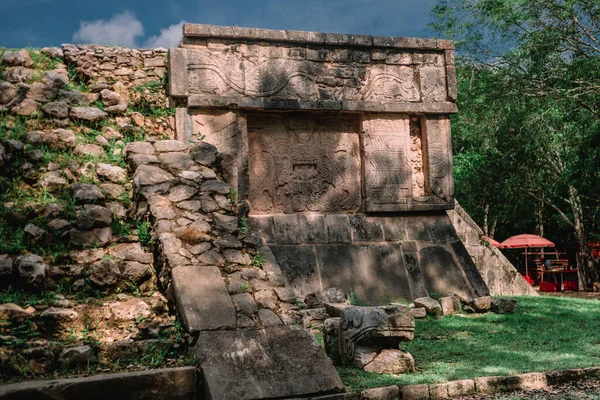 Руїни Стародавньої Цивілізації Майя Чічен Іці — стокове фото