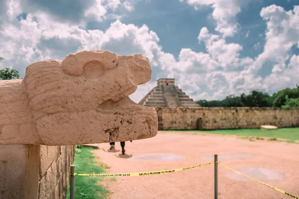 Rovine Dell Antica Civiltà Maya Chichen Itza — Foto Stock