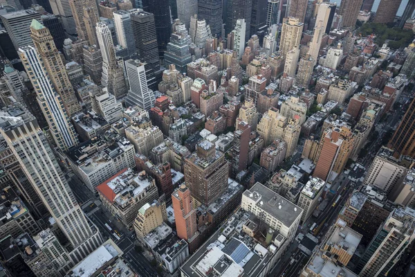 New York city vogels eye view — Stockfoto