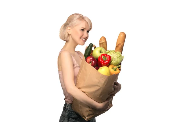 Mujer con bolsa de compras —  Fotos de Stock