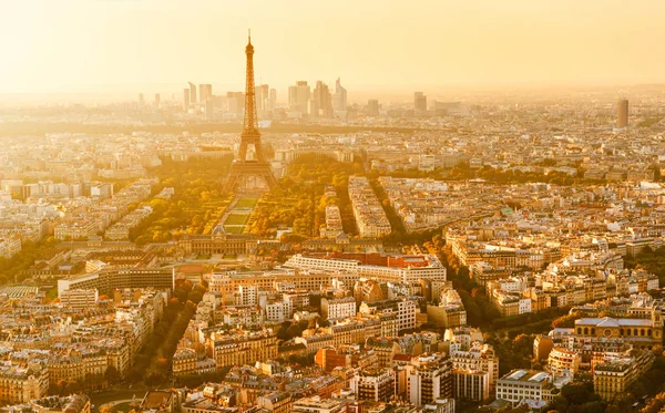 Parijs met de skyline van de toren van Eiffel — Stockfoto