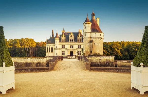 The Chateau de Chenonceau, Francia — Foto Stock