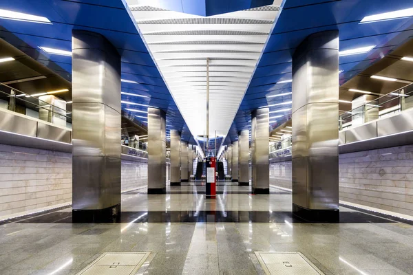 Estación de metro Delovoy Tsentr en Moscú —  Fotos de Stock