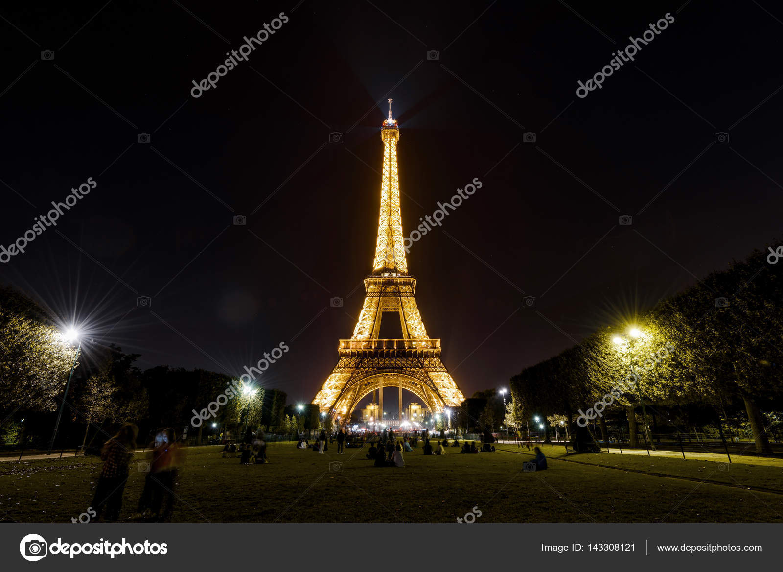 Paris September 24 2013 Lighting Of The Eiffel Tower At Night The Eiffel Tower Is One Of The Major Tourist Attractions Of France Photo By Scaliger Paris September 24 2013 Lighting Of The Eiffel Tower At Night The Eiffel Tower Is One Of The Major Tourist Attractions Of France Photo By Scaliger