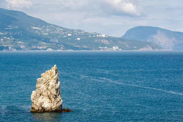 Scenic rock in the Black Sea, Crimea