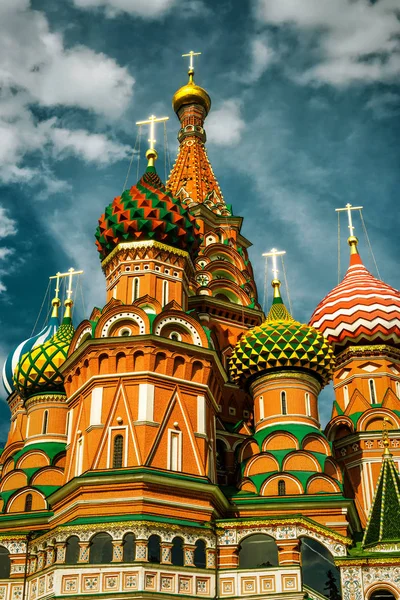 St. Basil`s Cathedral in Moscow — Stock Photo, Image