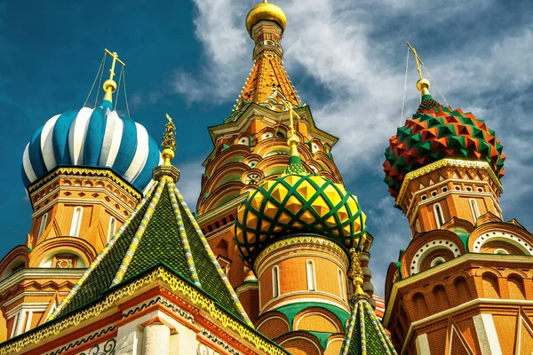 Храм Василя блаженного в Москві — стокове фото