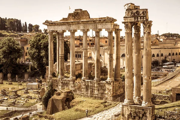 Satürn Roman Forum, Roma — Stok fotoğraf