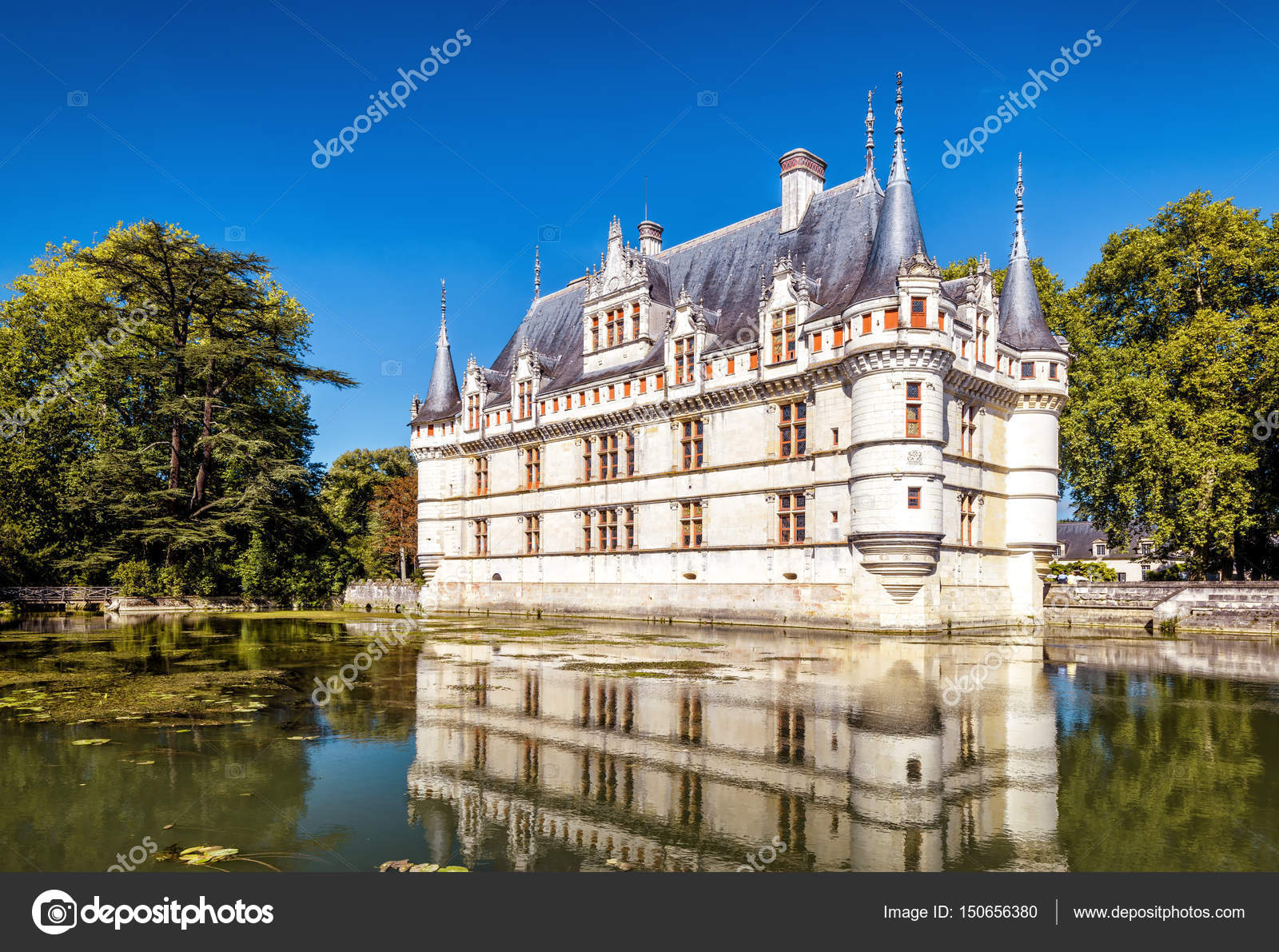 Castle chateau de Azay-le-Rideau, France — Stockfoto © scaliger ... Castle chateau de Azay-le-Rideau, France — Stockfoto © scaliger ...
