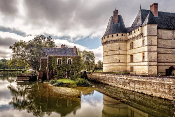 Castle chateau de l'Islette, France — стокове фото