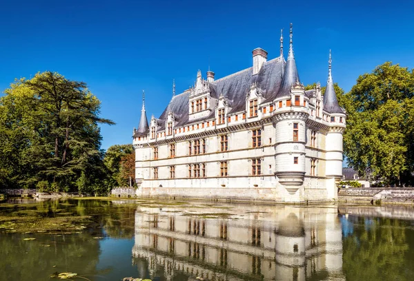 Замок де Азе-ле-Ридо, Франция — стоковое фото