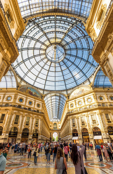 Galleria Vittorio Emanuele II in Milan, Italy
