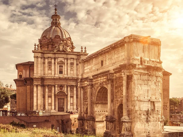 Fórum Romano, Roma, Itália — Fotografia de Stock