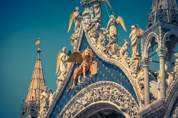 Basilica di San Marco in Venetië, Italië — Stockfoto