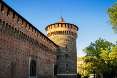 Sforza Castel, Milano, İtalya