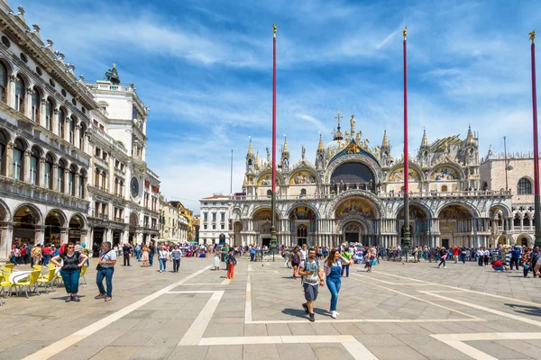 Praça de São Marcos em Veneza, Itália — Fotografia de Stock