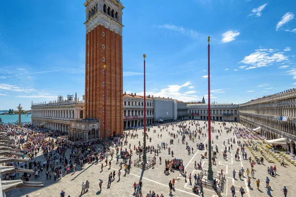Η πλατεία του Αγίου Μάρκου στη Βενετία, Ιταλία — Φωτογραφία Αρχείου