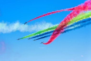 Aerobatic display team from the United Arab Emirates clipart