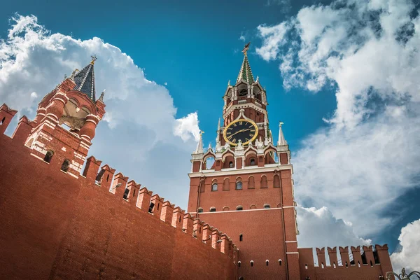 Cremlino di Mosca con torre Spasskaya — Foto Stock