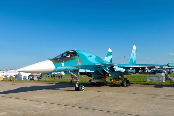 Rosyjski Sabre Suchoj Su-34 — Zdjęcie stockowe
