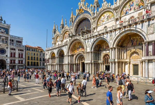 Piazza San Marco v Benátkách, Itálie — Stock fotografie