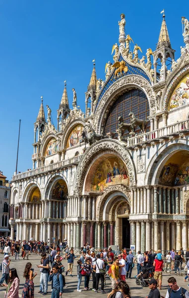 Базиліка ді Сан-Марко у Венеції, Італія — стокове фото