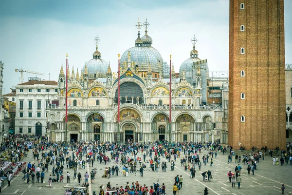 Basilica di San Marco v Benátkách, Itálie — Stock fotografie