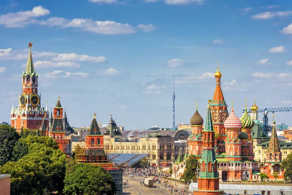 Κόκκινη πλατεία στη Μόσχα — Φωτογραφία Αρχείου