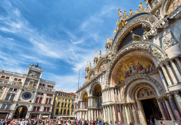 Την πλατεία του Αγίου Μάρκου στη Βενετία, Ιταλία — Φωτογραφία Αρχείου