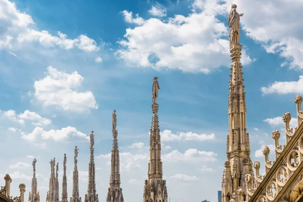 Tetto del Duomo di Milano — Foto Stock