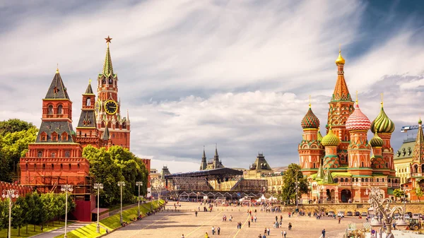 Praça Vermelha em Moscou — Fotografia de Stock