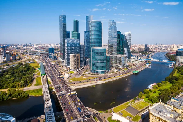 Vista aérea de Moscou — Fotografia de Stock