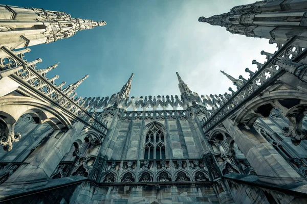 Catedral de Milão na Itália — Fotografia de Stock