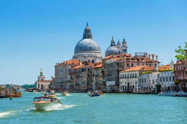 Grand Canal Basilica della Salute Venedik ile