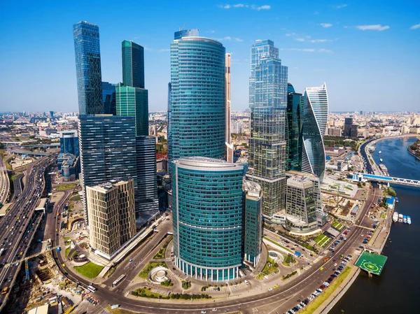 Vista aérea de Moscou-Cidade — Fotografia de Stock