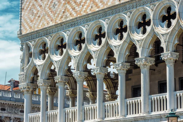 Palacio Ducal, o Palacio Ducal, en Venecia — Foto de Stock