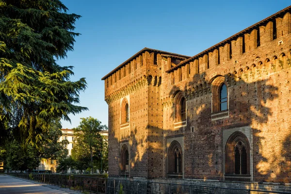 Castel Sforzów w Mediolanie, Włochy — Zdjęcie stockowe