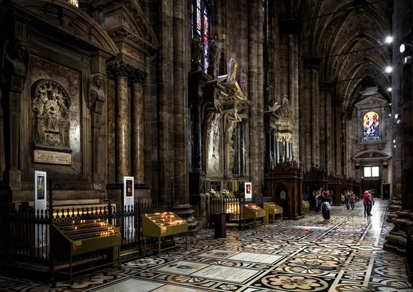 Interior da Catedral de Milão — Fotografia de Stock
