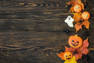 Cadılar Bayramı tatil arka plan ile tanımlama bilgileri