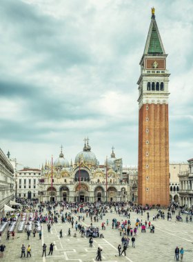 Saint Mark's meydanından Venedik, İtalya