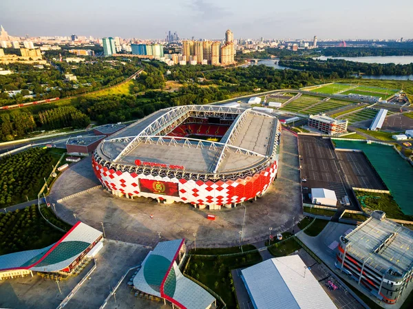 斯巴达体育场 (Otkritie 竞技场) 在莫斯科 — 图库照片