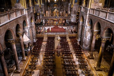 İç Saint Mark's Bazilikası Venedik, İtalya