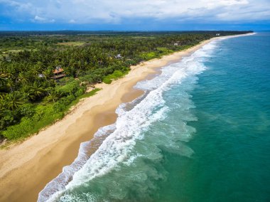 Uzun tropikal Beach havadan görünümü