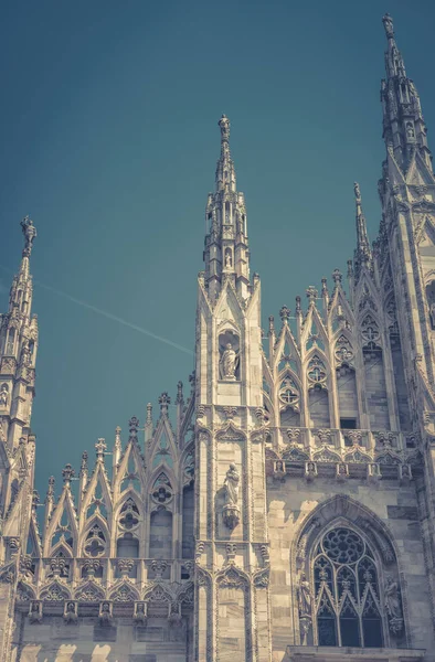 Duomo di Milano em Milão, Itália — Fotografia de Stock