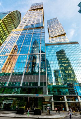 Moskova şehir caddede