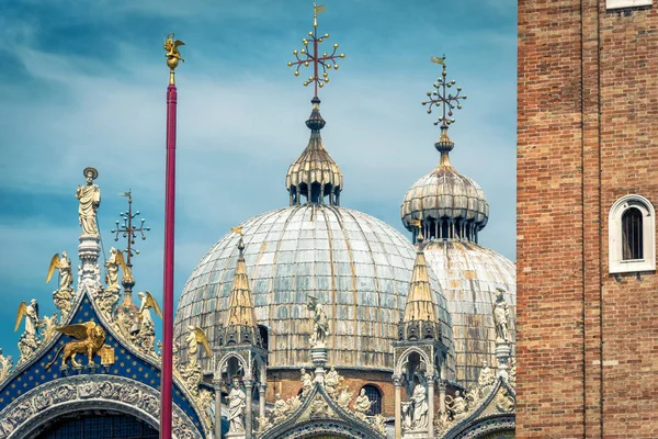 Cupole della Basilica di San Marco a Venezia — Foto Stock