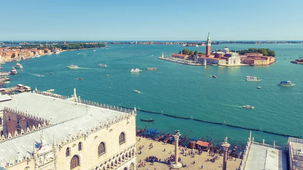 Vista panorámica aérea de Venecia, Italia — Foto de Stock